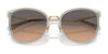 Coach CW185 HC7170 Sunglasses | Size 56 / Light Gold/Brown / Brown Gradient (3N 14.2%) №945374