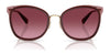 Coach CW185 HC7170 Sunglasses | Size 56 / Light Gold/Brown / Brown Gradient (3N 14.2%) №945374