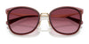 Coach CW185 HC7170 Sunglasses | Size 56 / Light Gold/Brown / Brown Gradient (3N 14.2%) №945374