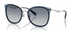 Coach CW185 HC7170 Sunglasses | Size 56 / Silver/Blue / Blue Gradient (2N 25%) №945235
