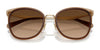 Coach CW185 HC7170 Sunglasses | Size 56 / Light Gold/Brown / Brown Gradient (3N 14.2%) №945374