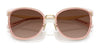 Coach CW185 HC7170 Sunglasses | Size 56 / Light Gold/Brown / Brown Gradient (3N 14.2%) №945374
