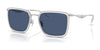 Coach CW226 HC7171 Sunglasses | Size 56 / Silver/Transparent Clear / Blue Solid (3N 15.3%) №945580