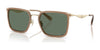 Coach CW226 HC7171 Sunglasses | Size 56 / Light Gold/Sand / Green Solid (3N 14.0%) №94563H