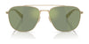 Coach CW404 HC7172 Sunglasses | Size 59 / Antique Gold / Brown Solid (3N 14.5%) №933373