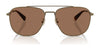 Coach CW404 HC7172 Sunglasses | Size 59 / Antique Gold / Brown Solid (3N 14.5%) №933373