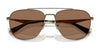 Coach CW404 HC7172 Sunglasses | Size 59 / Antique Gold / Brown Solid (3N 14.5%) №933373