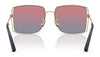 Coach CW429 HC7174D Sunglasses | Size 59 / Shiny Rose Gold / Sunset Peach Gradient (2N 40%) №933178