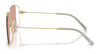 Coach CW429 HC7174D Sunglasses | Size 59 / Shiny Rose Gold / Sunset Peach Gradient (2N 40%) №933178