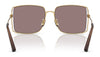 Coach CW429 HC7174D Sunglasses | Size 59 / Shiny Rose Gold / Sunset Peach Gradient (2N 40%) №933178