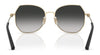 Coach CAD79 HC7175 Sunglasses | Size 56 / Shiny Light Gold / Brown Gradient (3N 14.2%) №900574