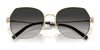 Coach CAD79 HC7175 Sunglasses | Size 56 / Shiny Light Gold / Brown Gradient (3N 14.2%) №900574