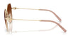 Coach CAD79 HC7175 Sunglasses | Size 56 / Shiny Light Gold / Brown Gradient (3N 14.2%) №900574