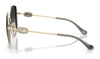 Coach CAD73 HC7176B Sunglasses | Size 54 / Shiny Light Gold/Fawn / Brown Gradient (3N 14.2%) №900574