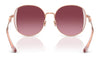 Coach CAD73 HC7176B Sunglasses | Size 54 / Shiny Light Gold/Fawn / Brown Gradient (3N 14.2%) №900574