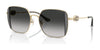 Coach CAD72 HC7177B Sunglasses | Size 51 / Shiny Light Gold/Smoke / Grey Gradient (3N 13.2%) №90053C