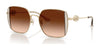 Coach CAD72 HC7177B Sunglasses | Size 51 / Shiny Light Gold/Fawn / Brown Gradient (3N 14.2%) №900574