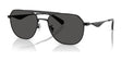 Coach CAE80 HC7178 Sunglasses Satin Black / Black / Grey Solid Coach CAE80 HC7178 Sunglasses Satin Black / Black / Grey Solid