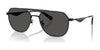 Coach CAE80 HC7178 Sunglasses | Size 57 / Satin Black/Black / Grey Solid (3N 10%) №939387