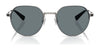 Coach CAE81 HC7179 Sunglasses | Size 52 / Shiny Gunmetal / Grey Solid (0N 87.1%) №900455