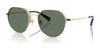 Coach CAE81 HC7179 Sunglasses | Size 52 / Shiny Light Gold / Green Solid (0N 87.1%) №90053H