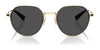 Coach CAE81 HC7179 Sunglasses | Size 52 / Shiny Gunmetal / Grey Solid (0N 87.1%) №900455