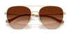 Coach CBZ89 HC7182 Sunglasses | Size 56 / Shiny Black / Grey Gradient (3N 14.8%) №93443C