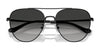 Coach CBZ89 HC7182 Sunglasses | Size 56 / Shiny Black / Grey Gradient (3N 14.8%) №93443C