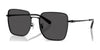 Coach CBZ51 HC7184D Sunglasses | Size 56 / Shiny Black/Dark Grey / Grey Solid (3N 10%) №934487