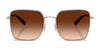 Coach CBZ51 HC7184D Sunglasses | Size 56 / Rose Gold/Bordeaux / Grey Pink Gradient (2N 28%) №947813