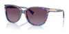 Coach L109 HC8132 Sunglasses | Size 57 / Purple Confetti Tortoise / Purple Gradient (2N 20%) №52888H