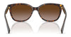 Coach L109 HC8132 Sunglasses | Size 57 / Dark Tortoise / Dark Brown Gradient (3N 14.2%) №529113