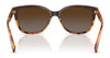 Coach L109 HC8132 Sunglasses | Size 57 / Dark Tortoise / Dark Brown Gradient (3N 14.2%) №529113