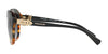 Coach L1600 HC8184 Sunglasses | Size 57 / Black Tortoise Gradient/Black №5404T3 / Grey Gradient Polar (3P 13%)