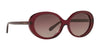 Coach L1100 HC8270U Sunglasses | Size 55 / Transparent Burgundy / Burgundy Gradient (3N 15%) №5557E2