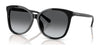 Coach L1101 HC8271U Sunglasses | Size 57 / Black / Dark Grey Gradient (Polarized) (3P 12%) №5002T3