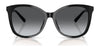 Coach L1101 HC8271U Sunglasses | Size 57 / Amethyst Pearl Tortoise / Smoke Purple Gradient (2N 21%) №584346