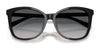 Coach L1101 HC8271U Sunglasses | Size 57 / Amethyst Pearl Tortoise / Smoke Purple Gradient (2N 21%) №584346