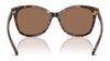 Coach L1101 HC8271U Sunglasses | Size 57 / Amethyst Pearl Tortoise / Smoke Purple Gradient (2N 21%) №584346