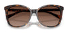 Coach L1101 HC8271U Sunglasses | Size 57 / Amethyst Pearl Tortoise / Smoke Purple Gradient (2N 21%) №584346