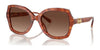 Coach L1147 HC8295 Sunglasses | Size 56 / Caramel Tortoise / Brown Gradient (Polarized) (3P 11.3%) №5774T5