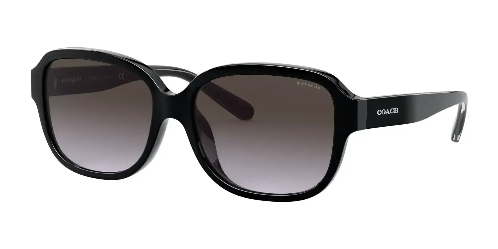 Coach L1153 HC8298U Sunglasses Black / Dark Grey Gradient Coach L1153 HC8298U Sunglasses Black / Dark Grey Gradient
