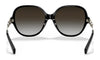 Coach L1164 HC8303B Sunglasses | Size 57 / Solid Black №50028G / Grey Gradient (3N 13.2%)