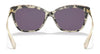 Coach L1160 HC8305F Sunglasses | Size 57 / Nude Tortoise №56311A / Purple (3N 14.3%)