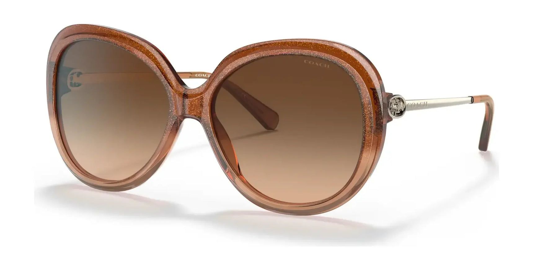 Coach C3484 HC8314F Sunglasses Shimmer Brown Amber Gradient / Brown Gradient Coach C3484 HC8314F Sunglasses Shimmer Brown Amber Gradient / Brown Gradient