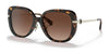 Coach C6141 HC8320F Sunglasses | Size 55 / Dark Tortoise №5120T5 / Dark Brown Gradient (Polarized) (3P 11.3%)