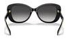Coach C6184 HC8322F Sunglasses | Size 56 / Black №50028G / Light Grey Black Gradient (3N 13.2%)