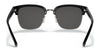 Coach C6194 HC8326 Sunglasses | Size 52 / Black/Gunmetal / Dark Grey Solid (3N 10%) №500287
