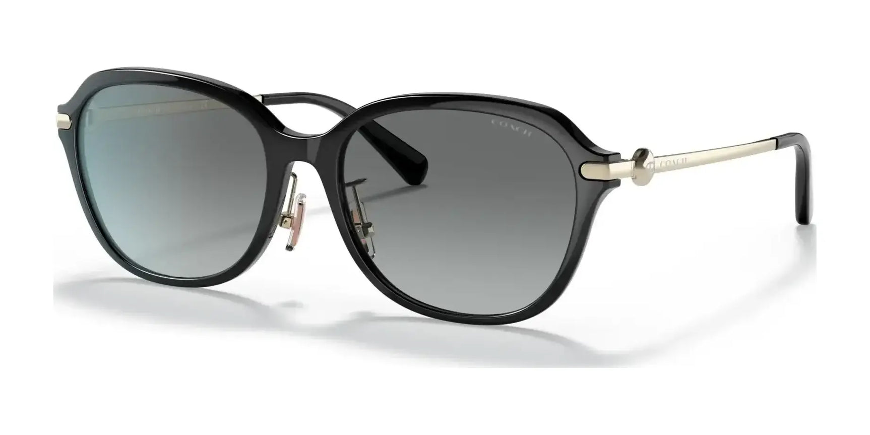 Coach C6199 HC8332D Sunglasses Black / Grey Gradient Coach C6199 HC8332D Sunglasses Black / Grey Gradient