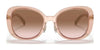 Coach C7995 HC8333 Sunglasses | Size 53 / Transparent Blush / Brown Pink Gradient (2N 26.4%) №568013
